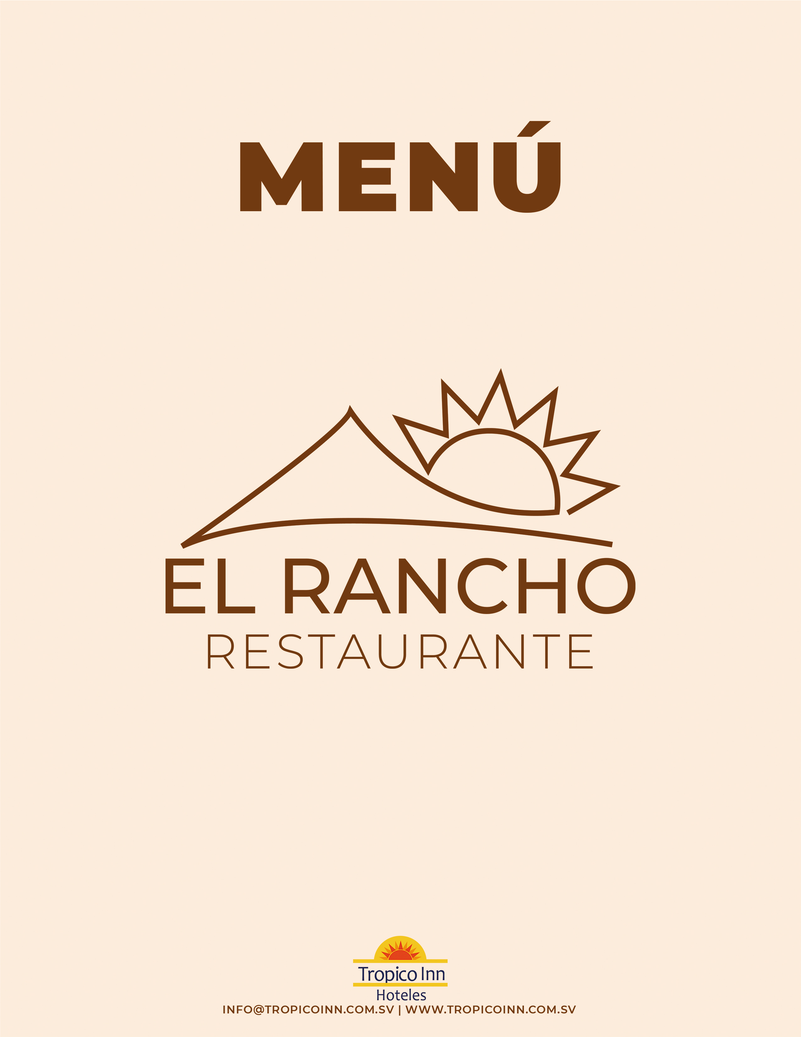 Menu El Rancho: A la carta